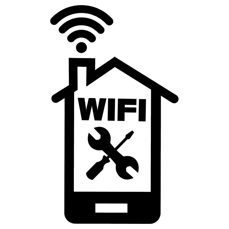 Smartphone Home Logo Home WIFI mit Tools