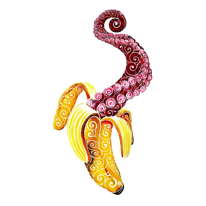 Wirbelnde Mutant-Banane