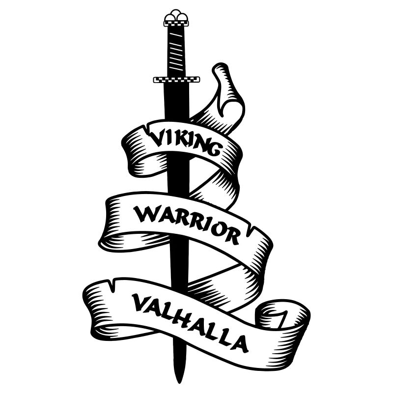 Bannière du drapeau viking