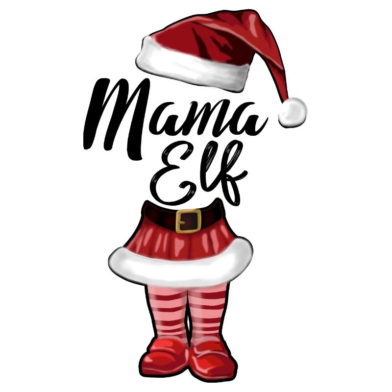 Maman Elfe – Drôle de design de Noël