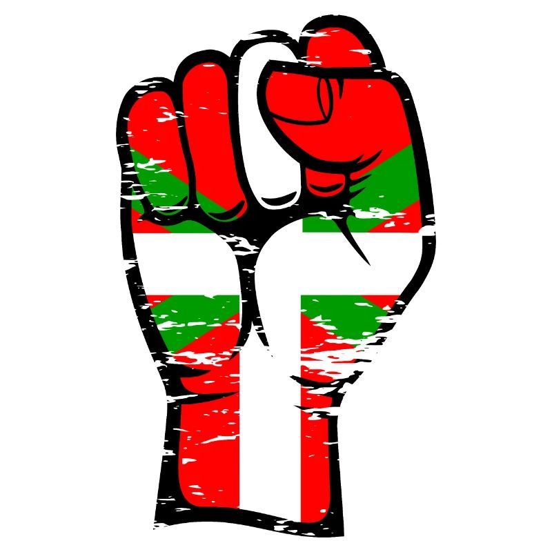 Basque flag fist used