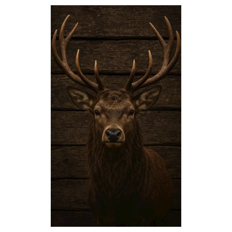 Majestic moose with antlers