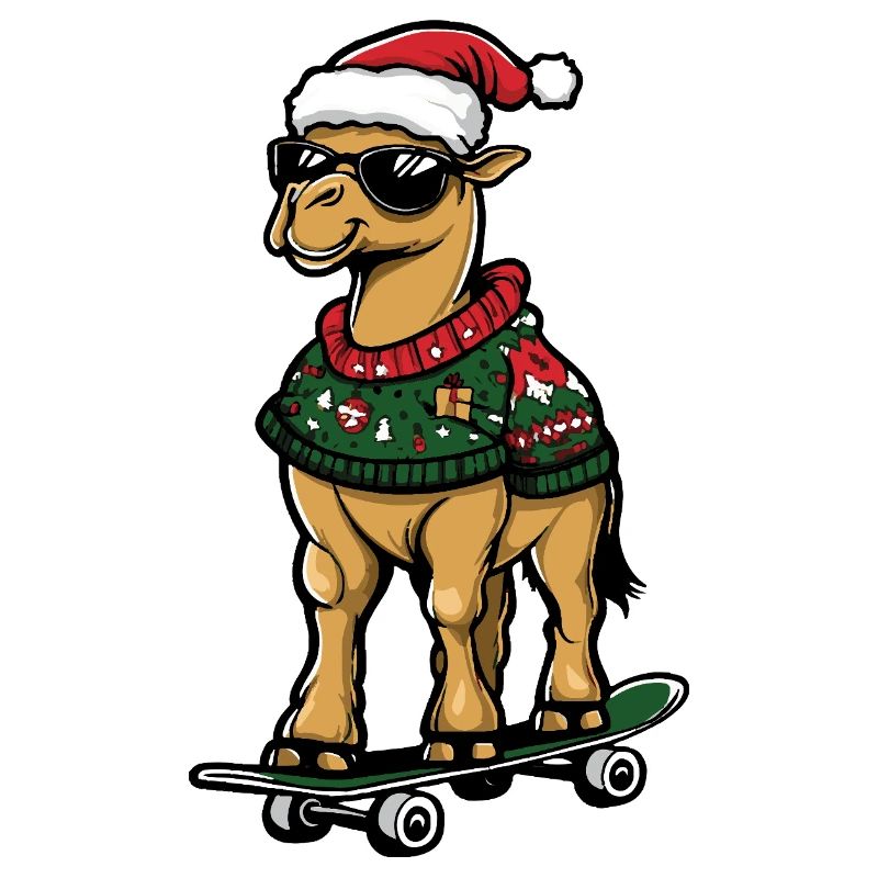 Kamel Weihnachten Lustig