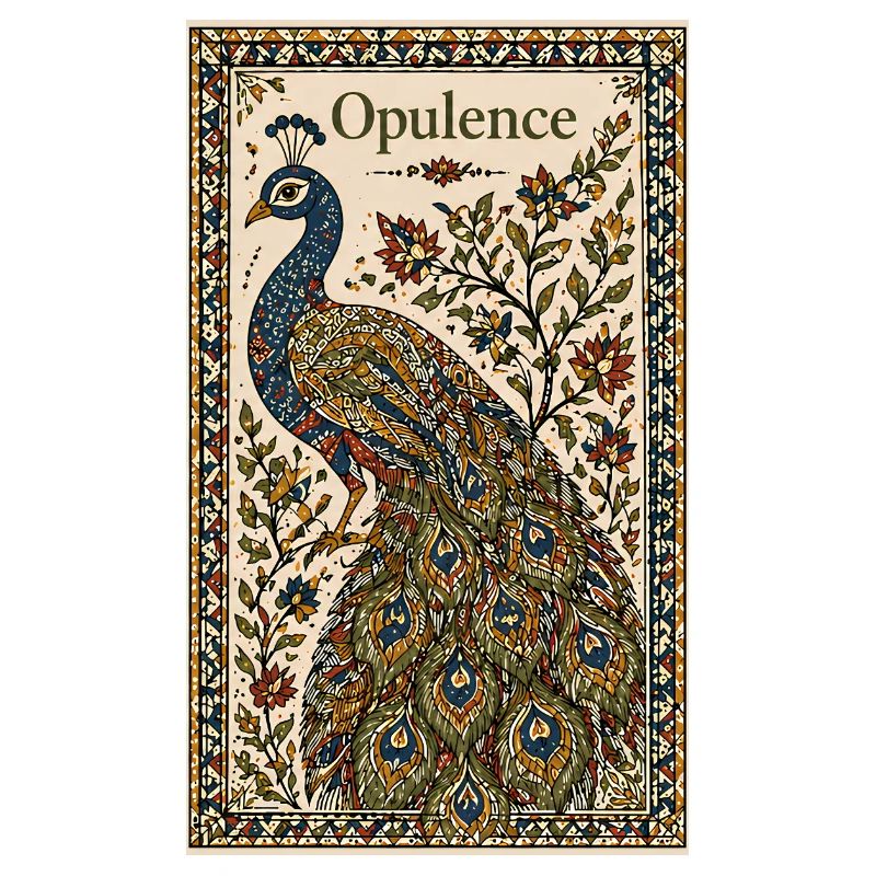 Pfau der Opulenz – Ornamentkunst
