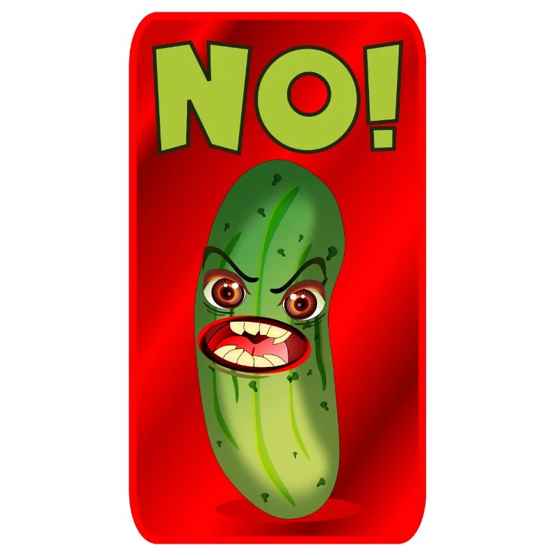 DESSIN ANIMÉ DE CORNICHON - NON