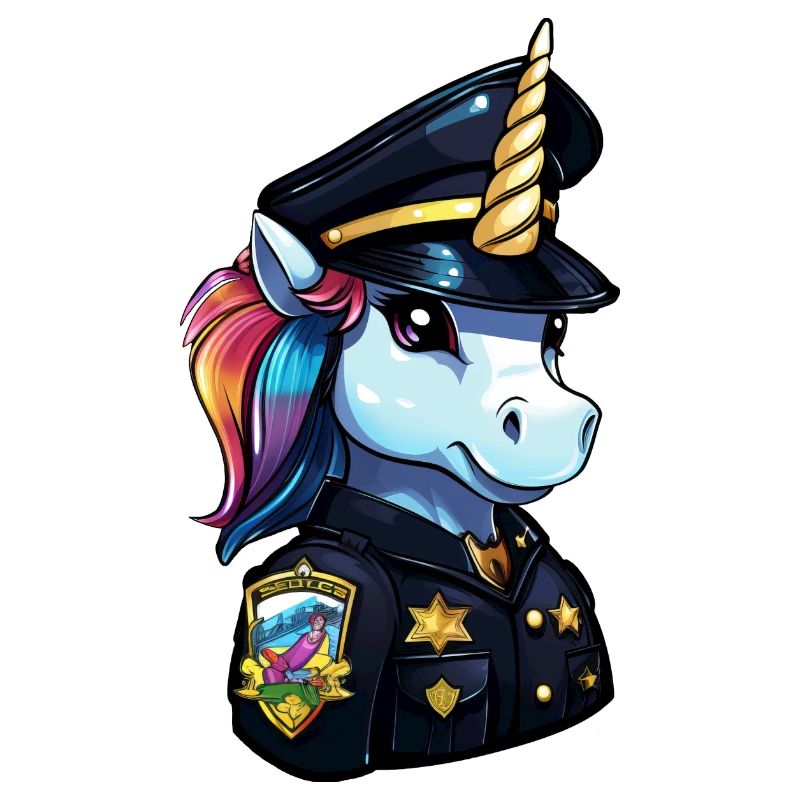 Einhorn Polizei
