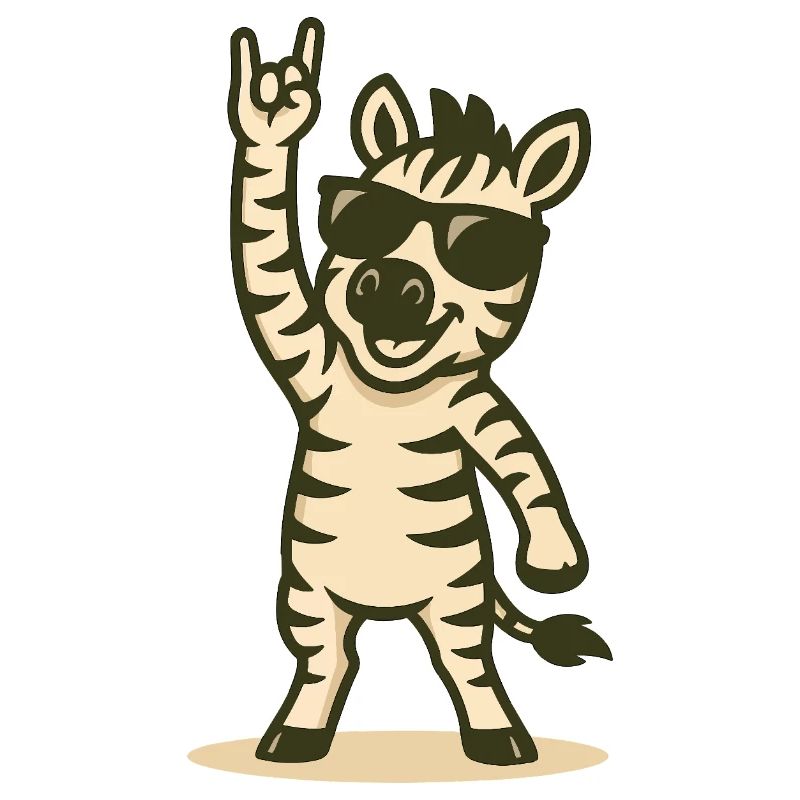 Zebra con punte