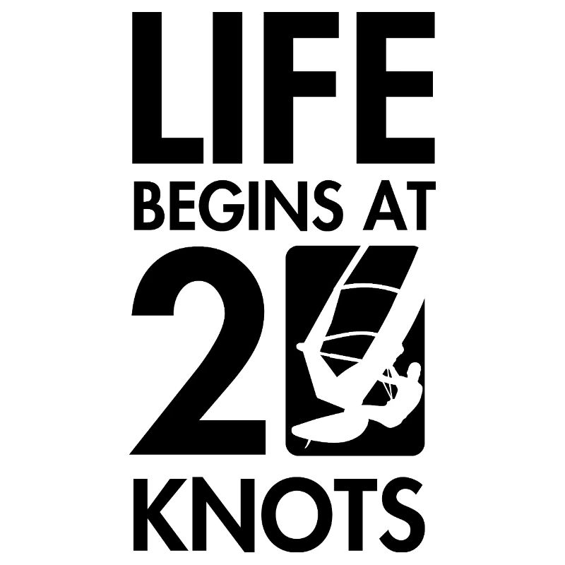 Windsurfen, das Leben beginnt bei 20knt