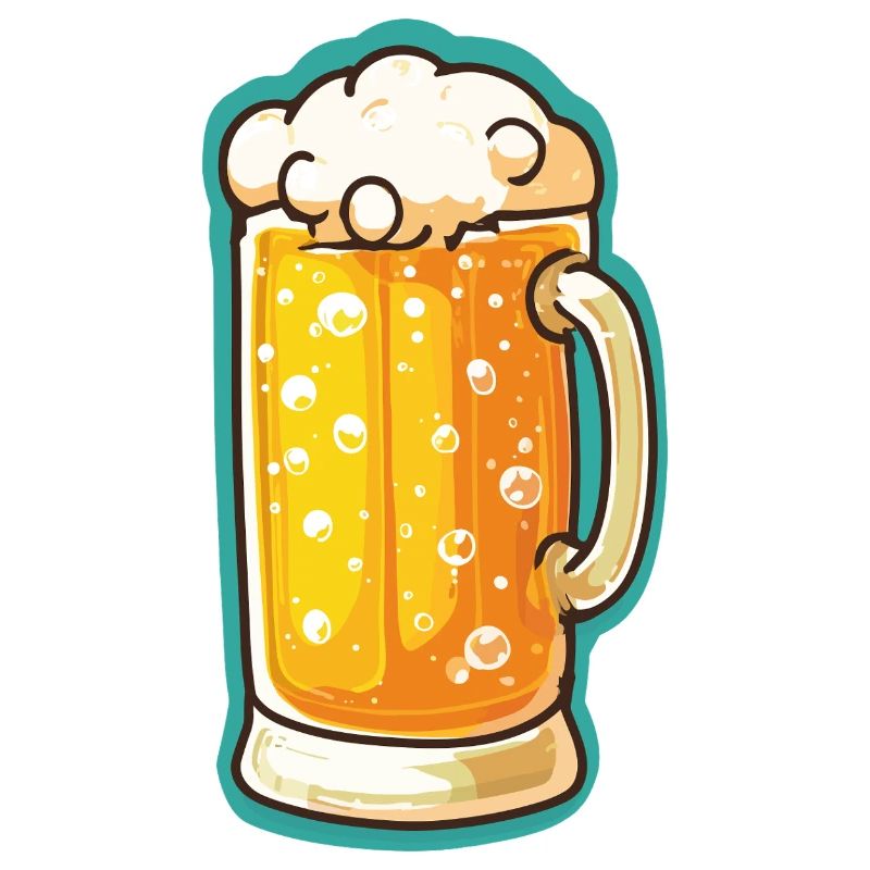Bier Glas Bierkrug Symbol