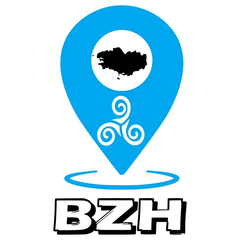 Triskel Breizh Blau