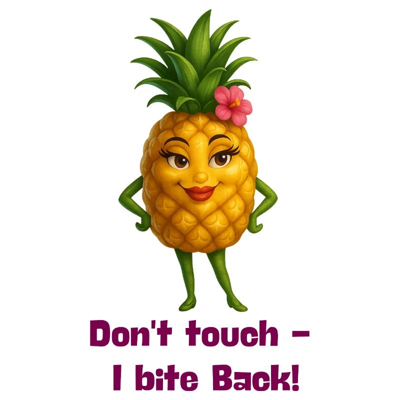 Don't touch pineapple