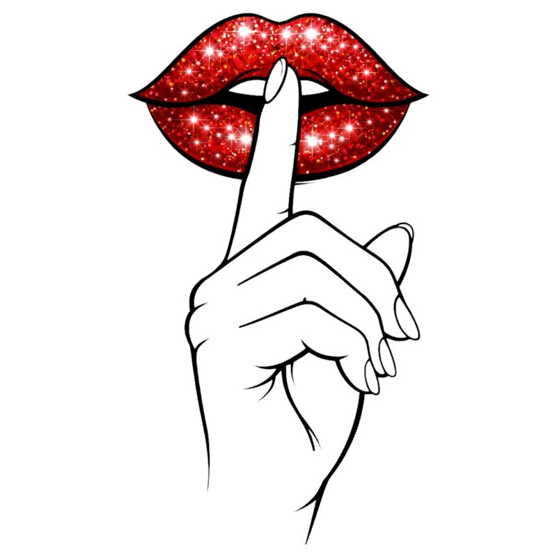 Psst Lips – Mysterious Statement Shirt