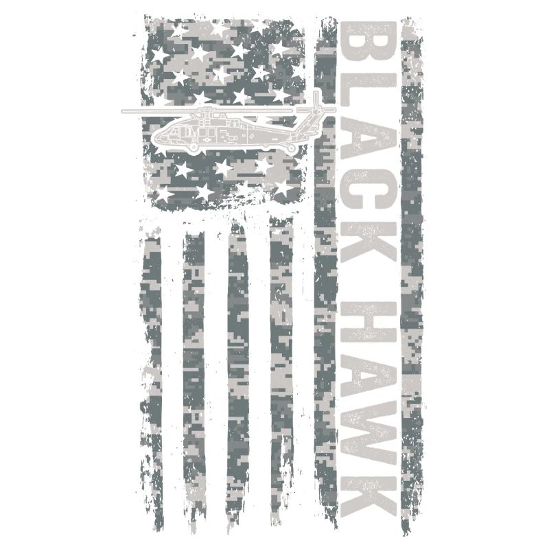 Hélicoptère militaire Black Hawk avec American