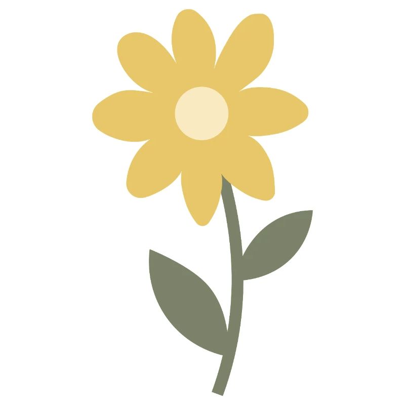 Minimal Flower Bloomdesign