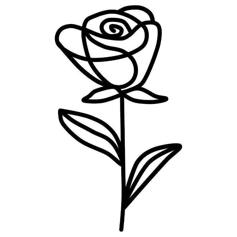 Minimalist Rose