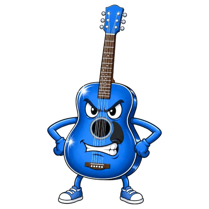 Guitar evil eye