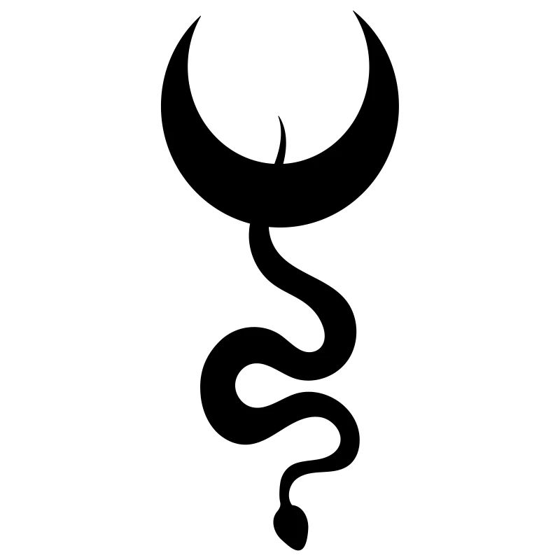 Lune avec serpent