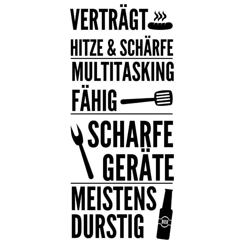 Koch Saying: Withstands Heat & Sharpness Design