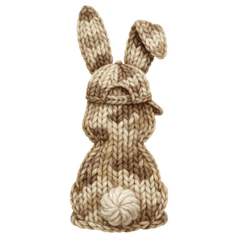 Bunny from Behind Camouflage Cap Cap Camouflage