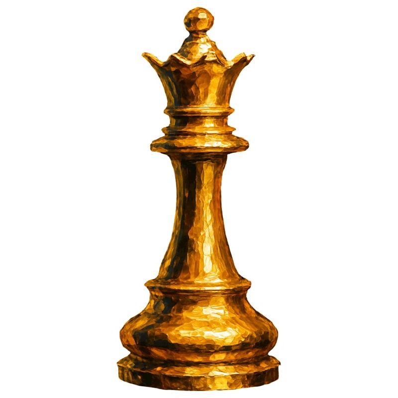 La Dame d'Or : Puissance Absolue Échecs