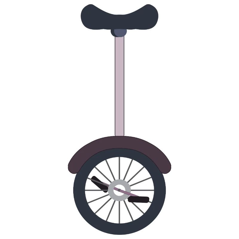 Einrad Einradfahrer