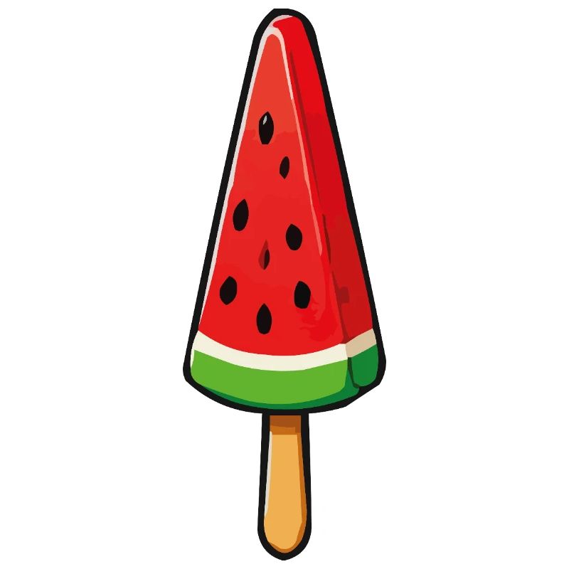 Glaces à la pastèque