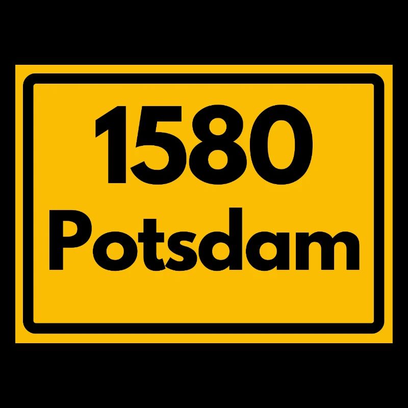OLD POSTCODE POSTCODE RETRO 1580 POTSDAM HEIMAT