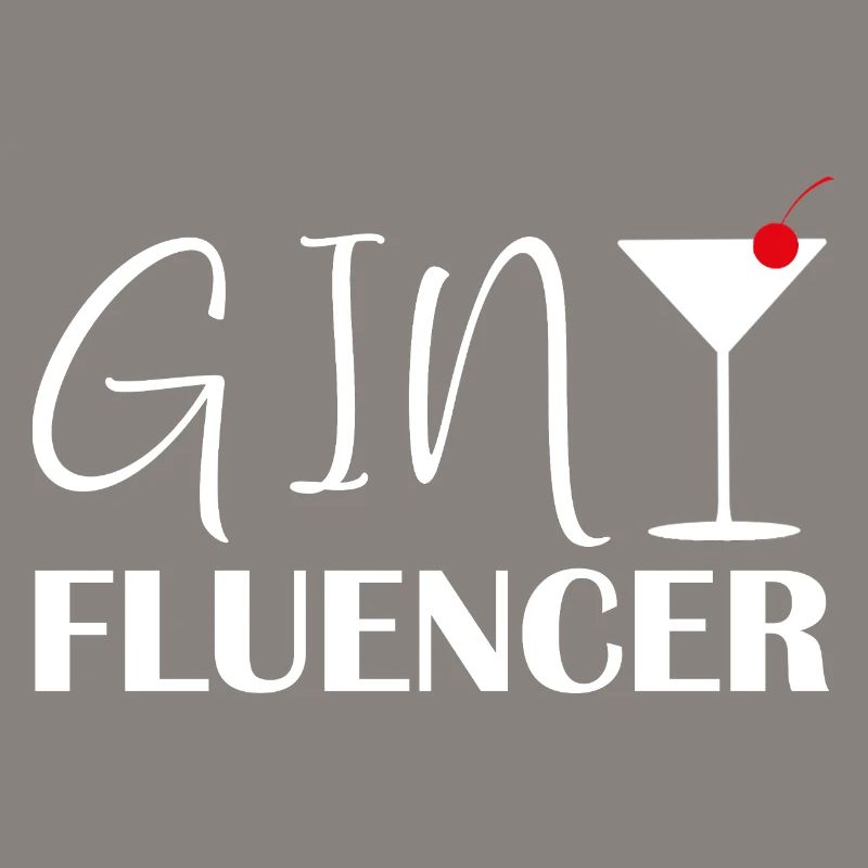Ginfluencer Gin Statement Gin Drinker Saying