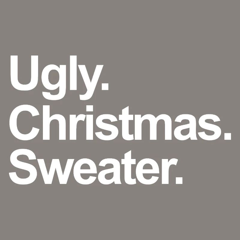 Pull de Noël moche