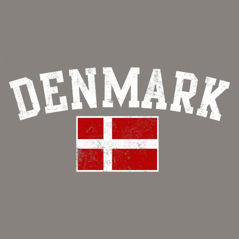Typographie du drapeau arche du Danemark