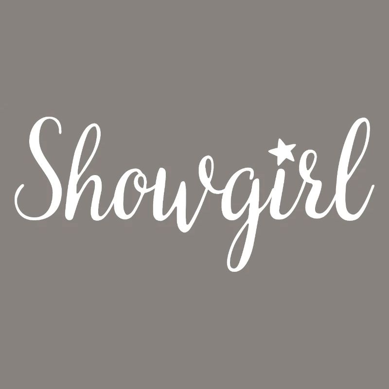 Pretty Script Showgirl-Elegance and Confidence