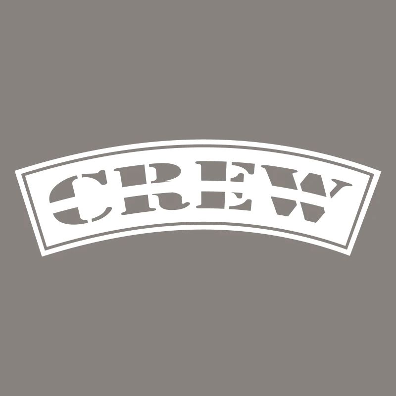 Crew Curved Design Patch