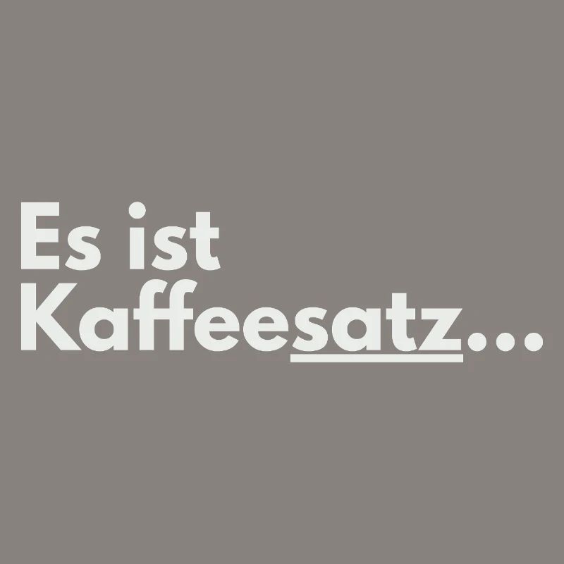 C’est une faute de conception de marc de café