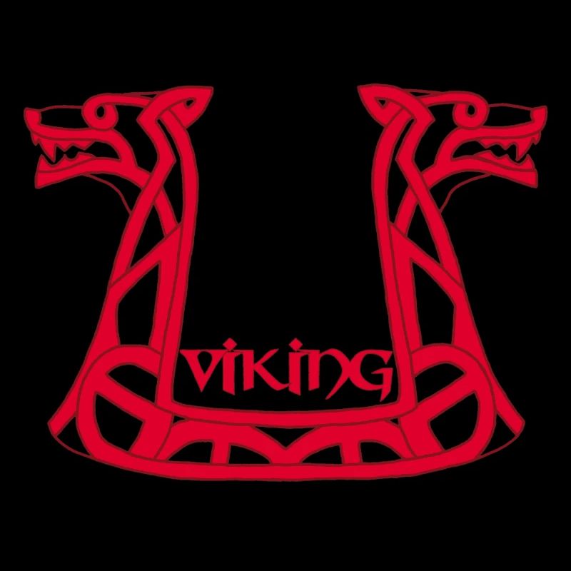 Wikinger Roter Drache