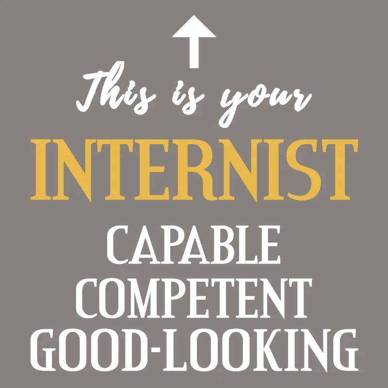 Physician internist competent handsome gift