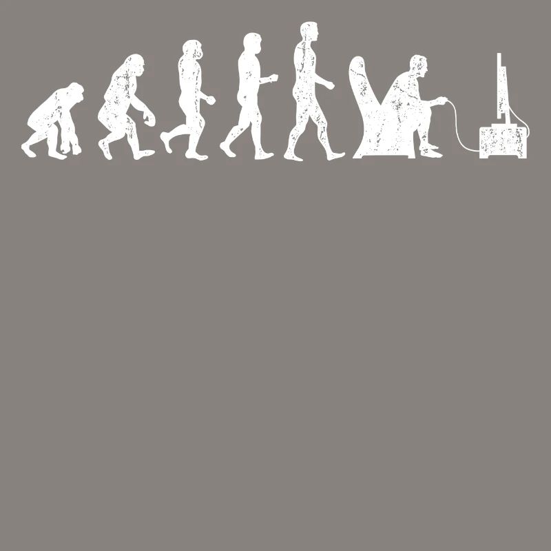 Gamer Evolution Zocker Spielen