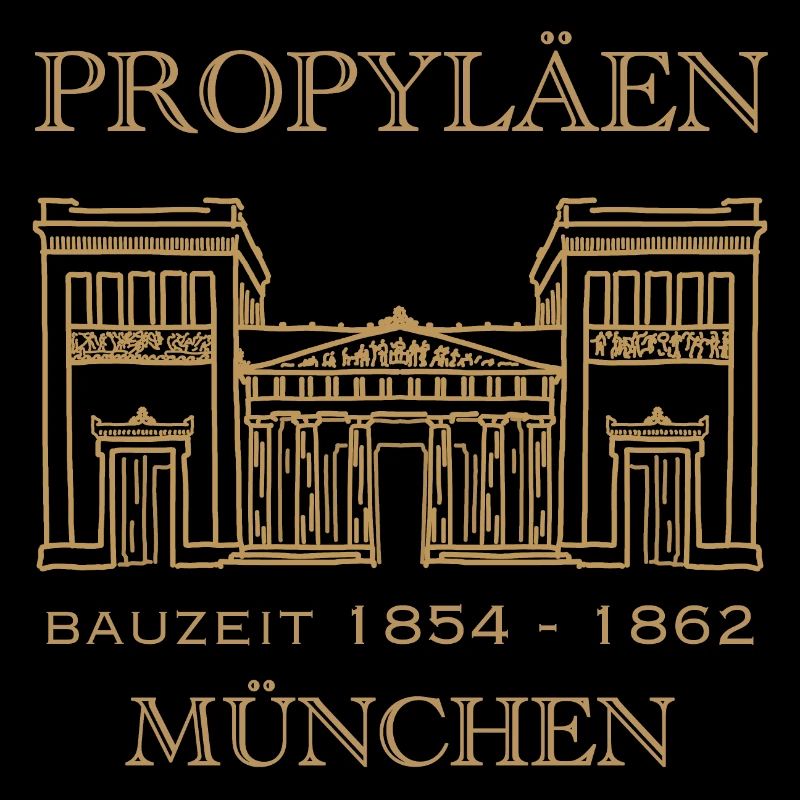 Propyläen, München, Wahrzeichen Stadttor, Bayern