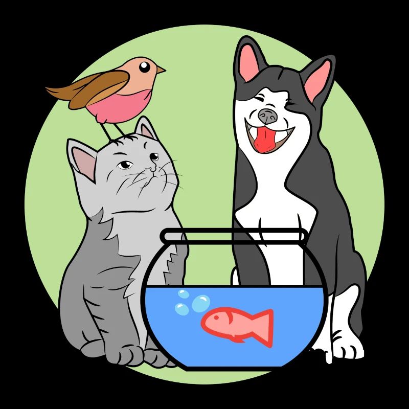 Animaux d’aquarium Chat Chien animaux de compagnie