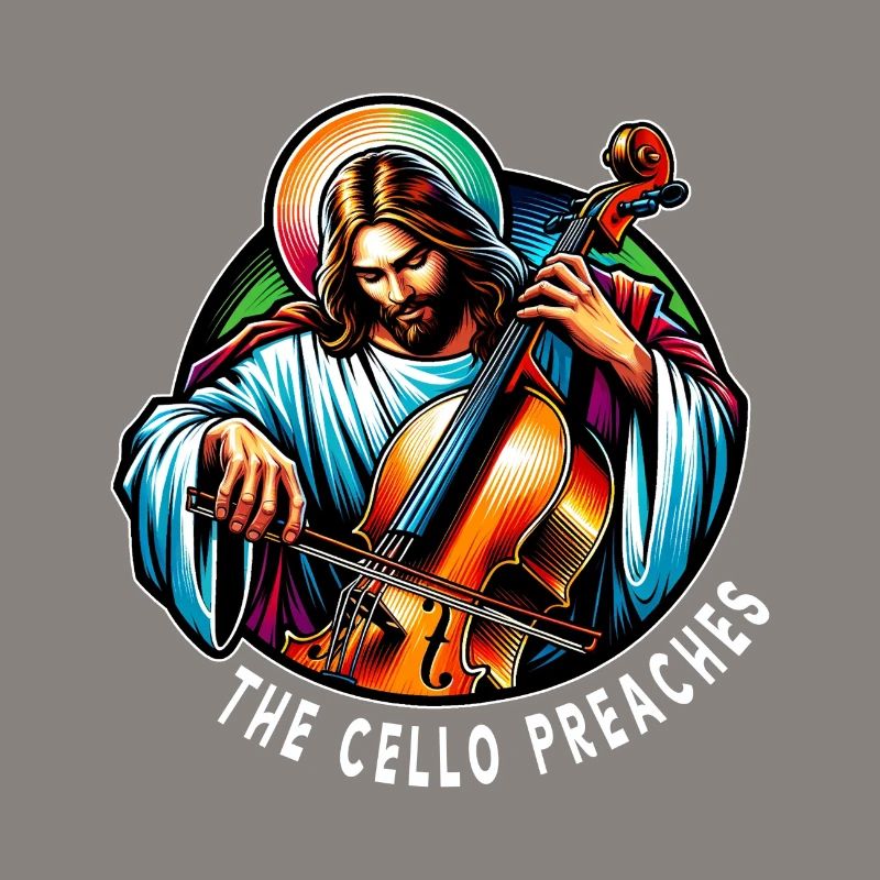 Le violoncelle prêche Jésus-Christ