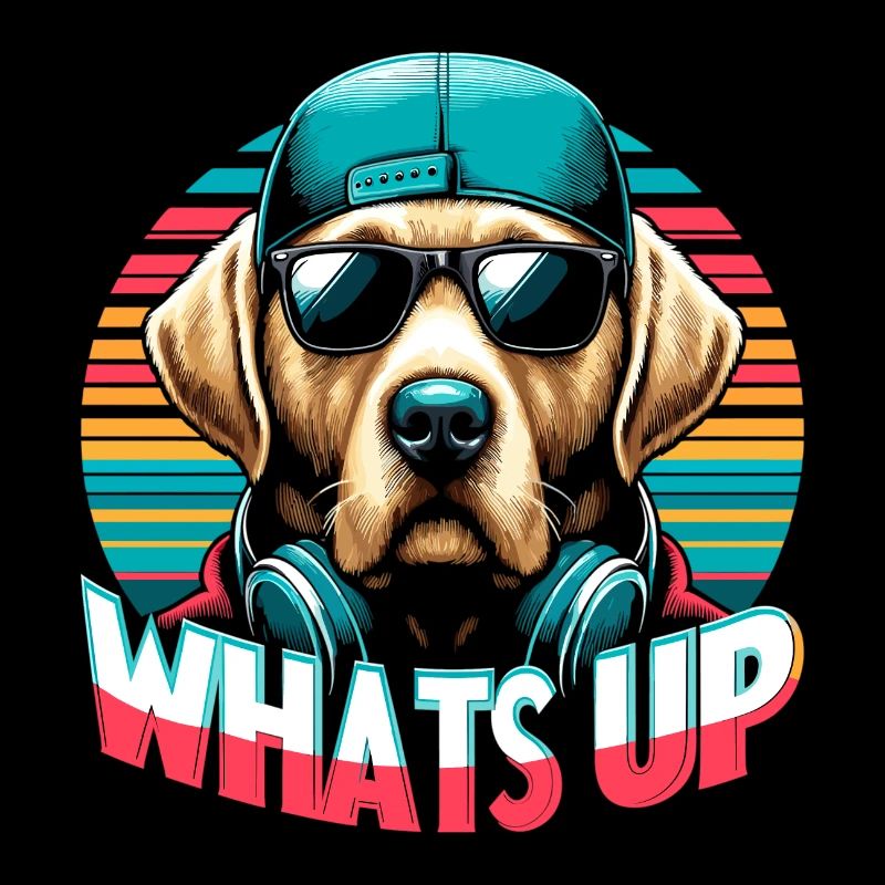 Dudley Labrador What's Up Cool Dog Gift