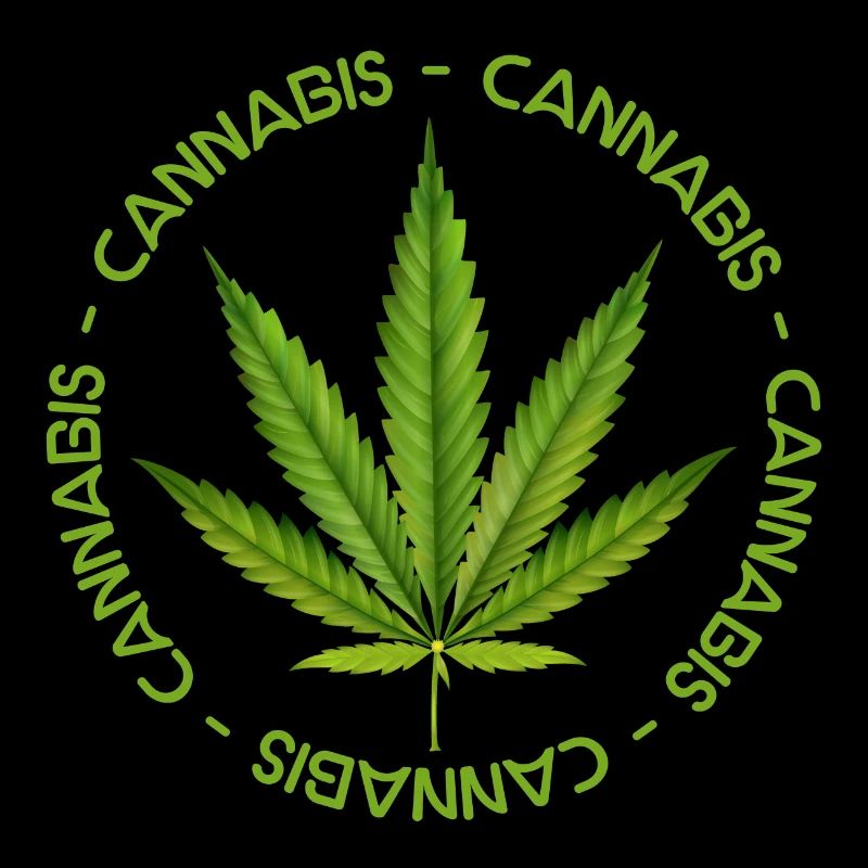 Green Leaf Cannabis Crown