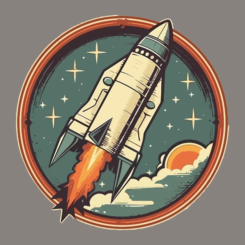 Retro Rocket - Space Rocket