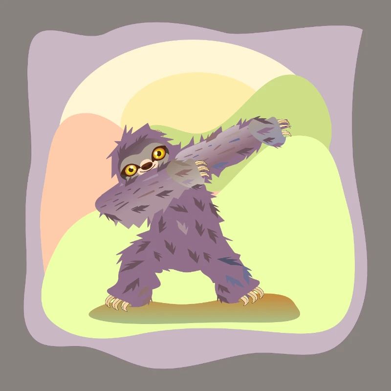 DABBING DANCING DANCING SLOTH