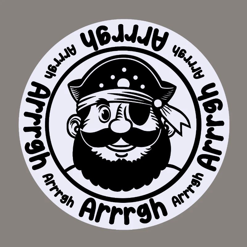 Drôle de pirate avec cache-œil