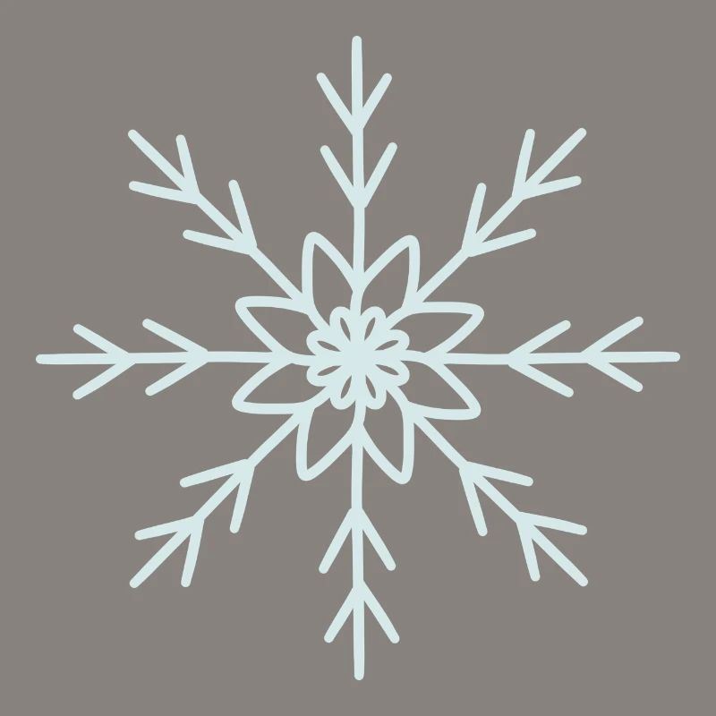Conception élégante de motif de flocon de neige