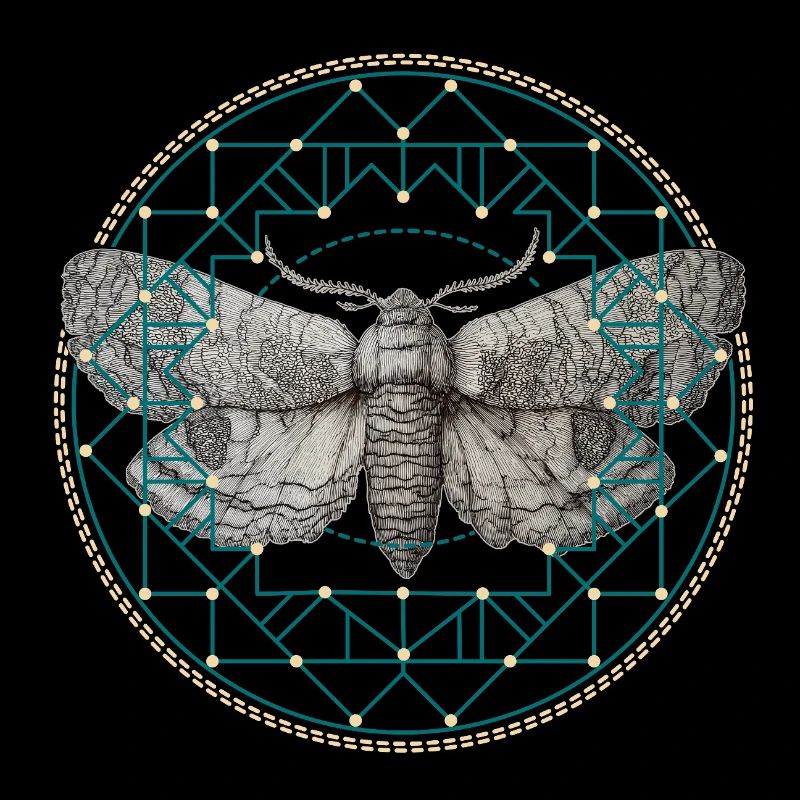 Moth Sacred Geometry