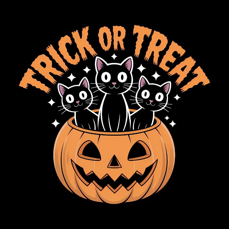 Süßes oder Saures Katzen - Lustige Katze T-Shirt