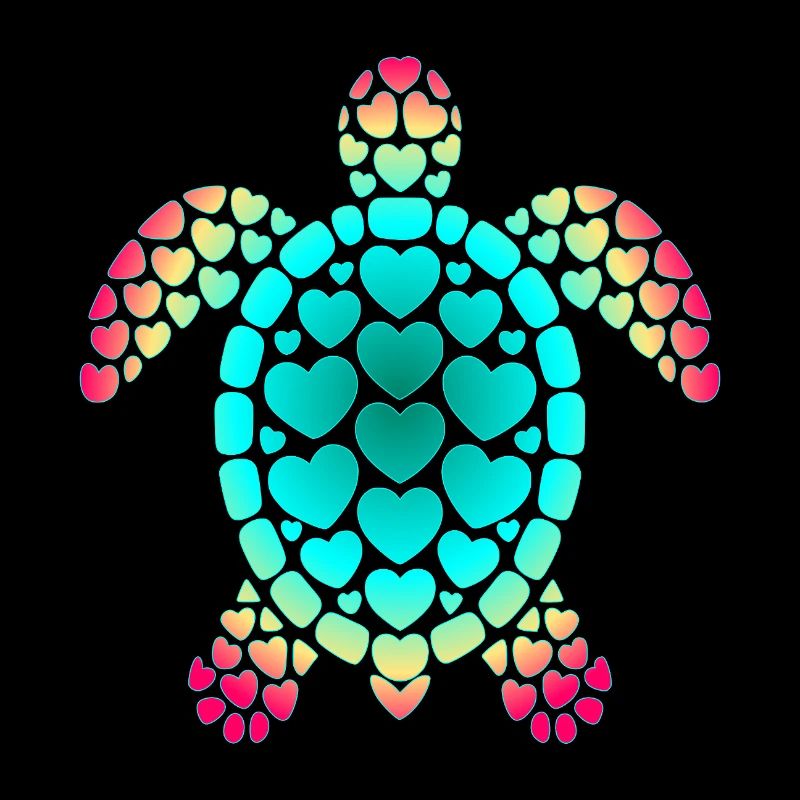 Tortue plongeuse de la Saint-Valentin