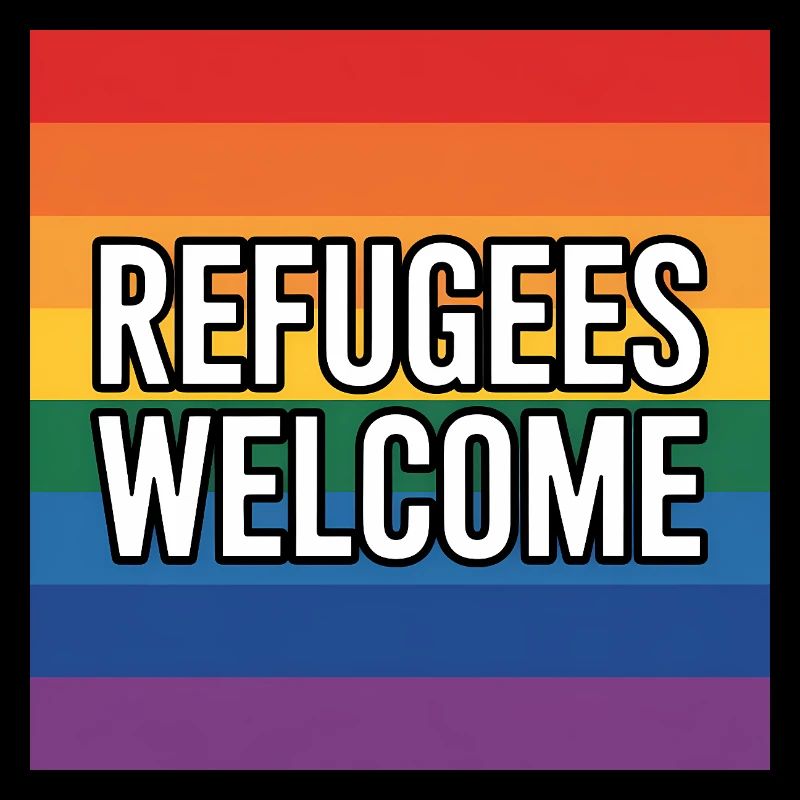 Refugees Welcome - Antifascist Merch