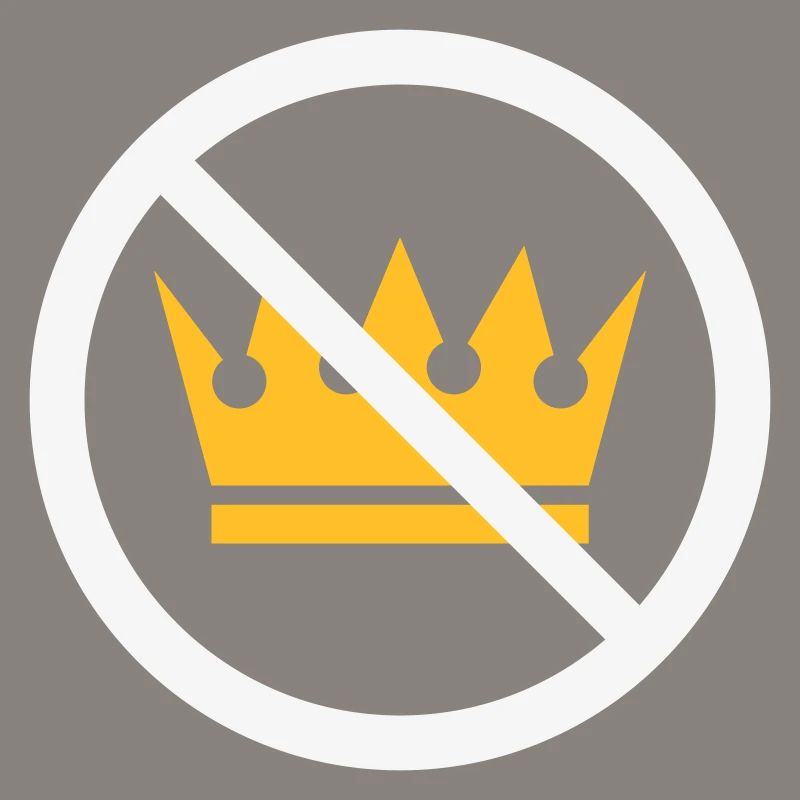 Pas de rois ! (Panneau de protestation / NEG 2C)